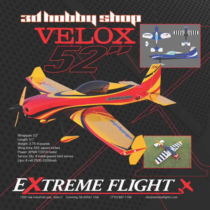 52" Velox Revolution - Red/Yellow Scheme