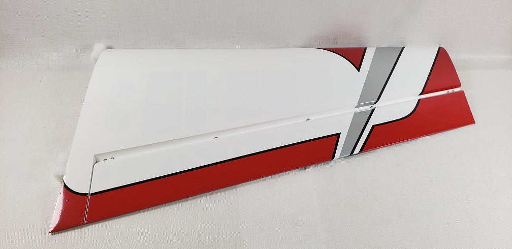 48" Edge 540T V2 Pilot's Right Wing w/ control horn- White/Red