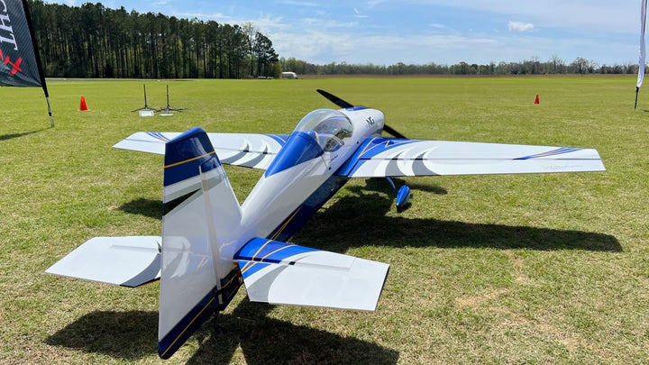 EF - 114" Extra NG - Blue/White/Silver