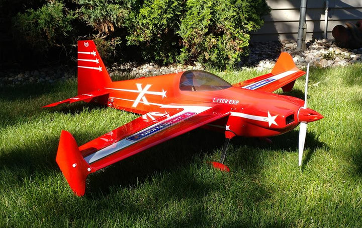 EF - 60" Laser-EXP V3 - "Traditional" Red/White/Gold - ARF