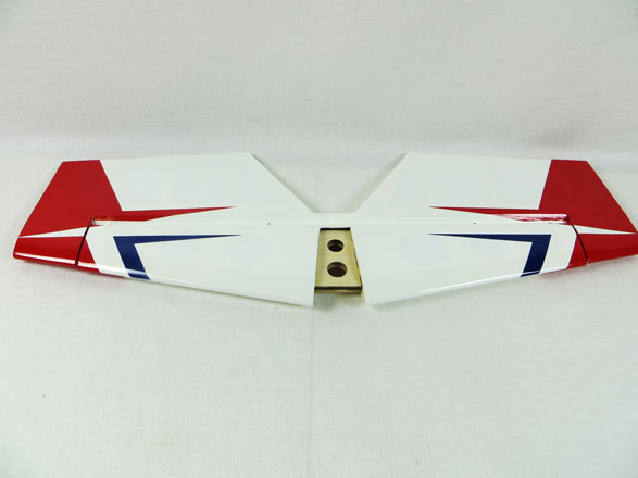 74" Slick 580 EXP Stab/Elevator Set w/ control horns- Red/White