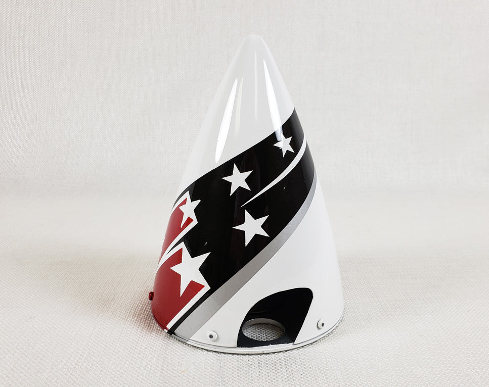 CF Spinner - Red/Black/White Extra Scheme Carbon