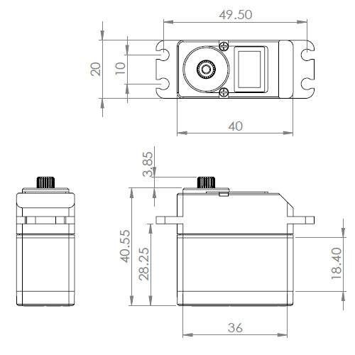MKS - HV777A+ HV Coreless Servo