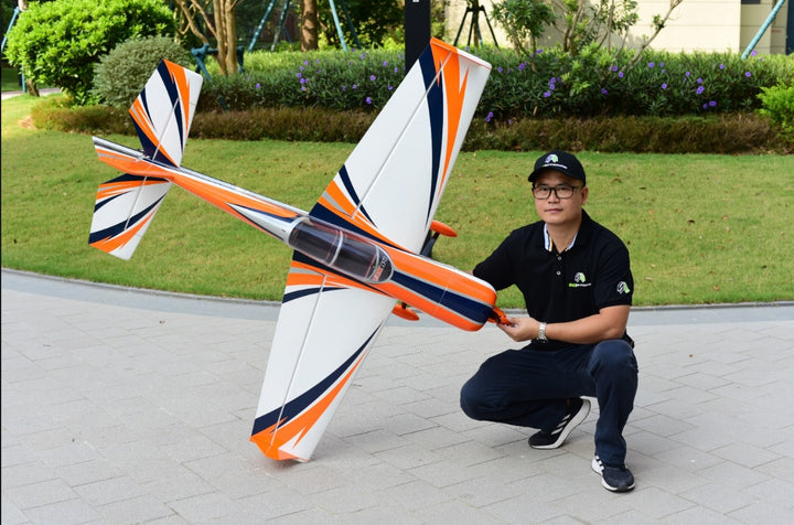 SW - 60" Yak 54 - White/Orange (B) - ARF