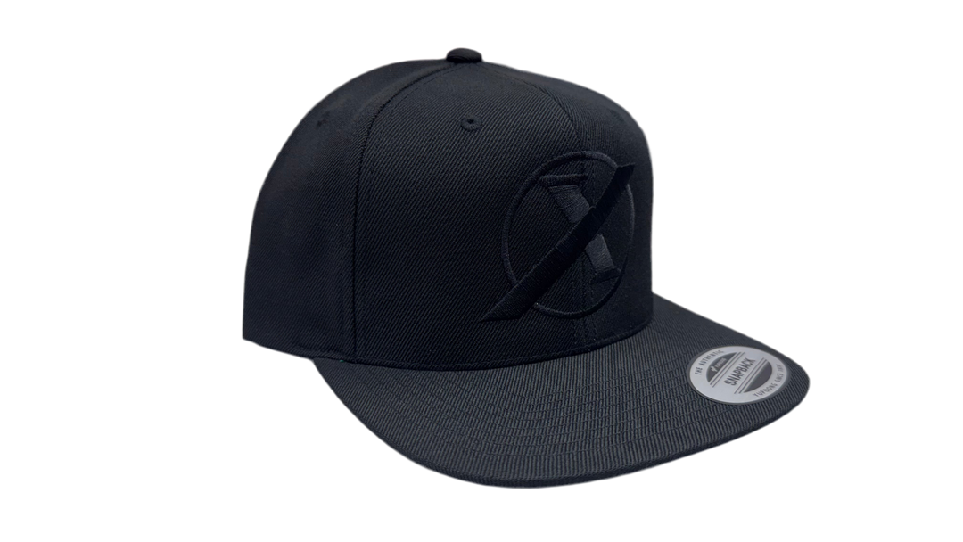 EF - Snapback Hat - Black/Black