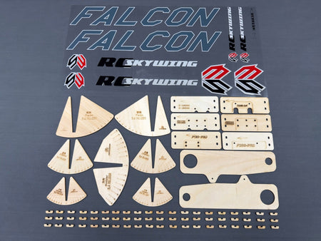 SW - Falcon 2.4M - Red/Metal Grey - ARF