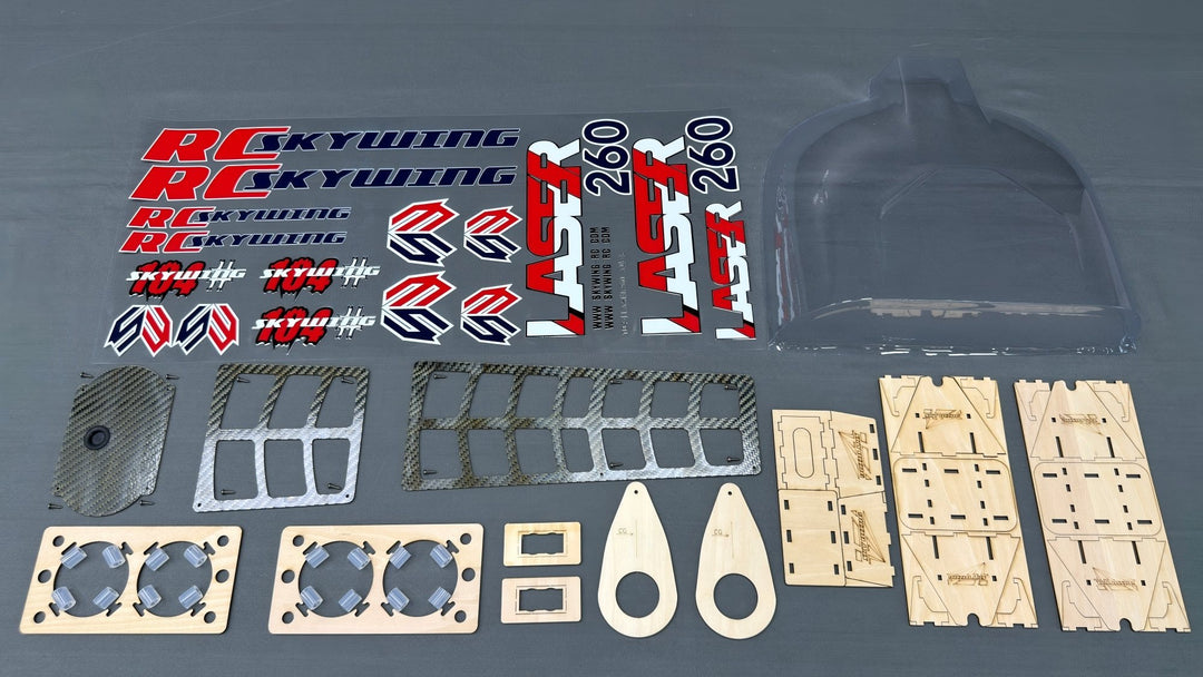 SW - 104" Laser 260 - White/Red/Blue (A)