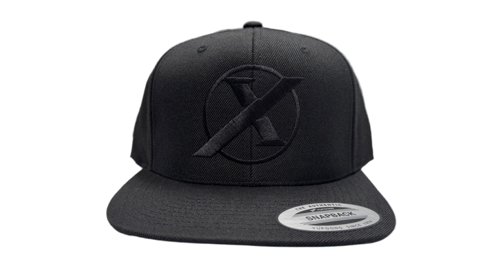 EF - Snapback Hat - Black/Black