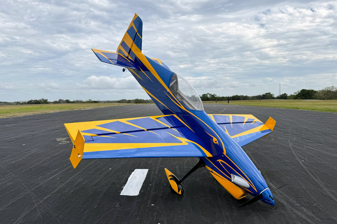 EF - 69" Turbo Raven V2 - Blue/Yellow - ARF