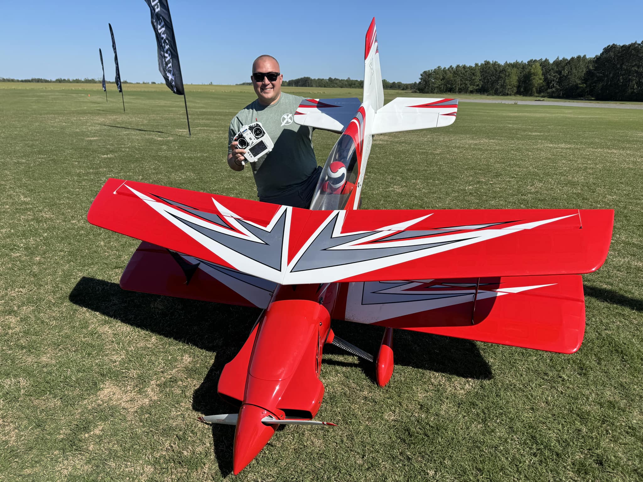 EF - 70CC Peregrine Biplane - Red/White – Extreme Flight