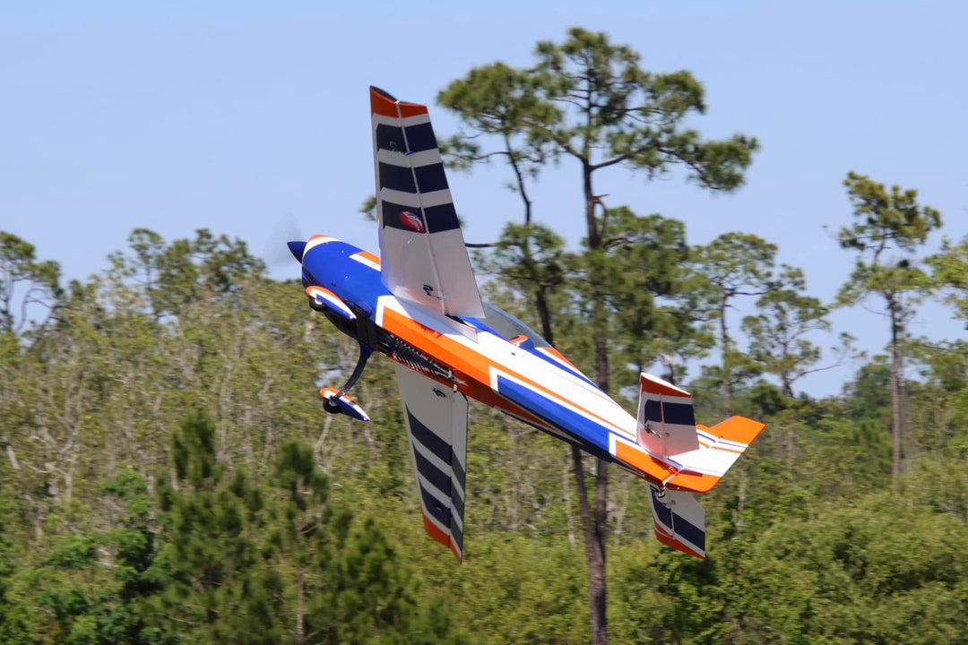 EF - 125" Extra 300 EXP V4 - Orange/White/Blue (2 cylinder version)