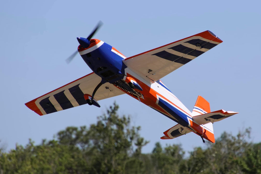 EF - 125" Extra 300 EXP V4 - Orange/White/Blue (2 cylinder version)