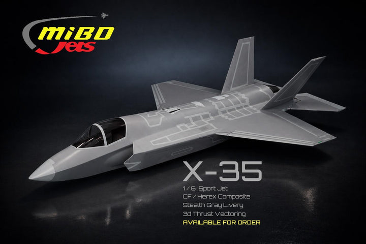 Mibo Jets - X-35 - Stealth Grey - PNP