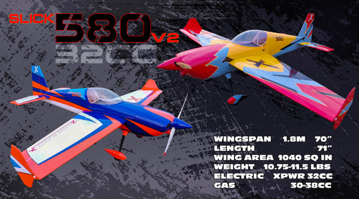 70" Slick 580 EXP V2 - Wing