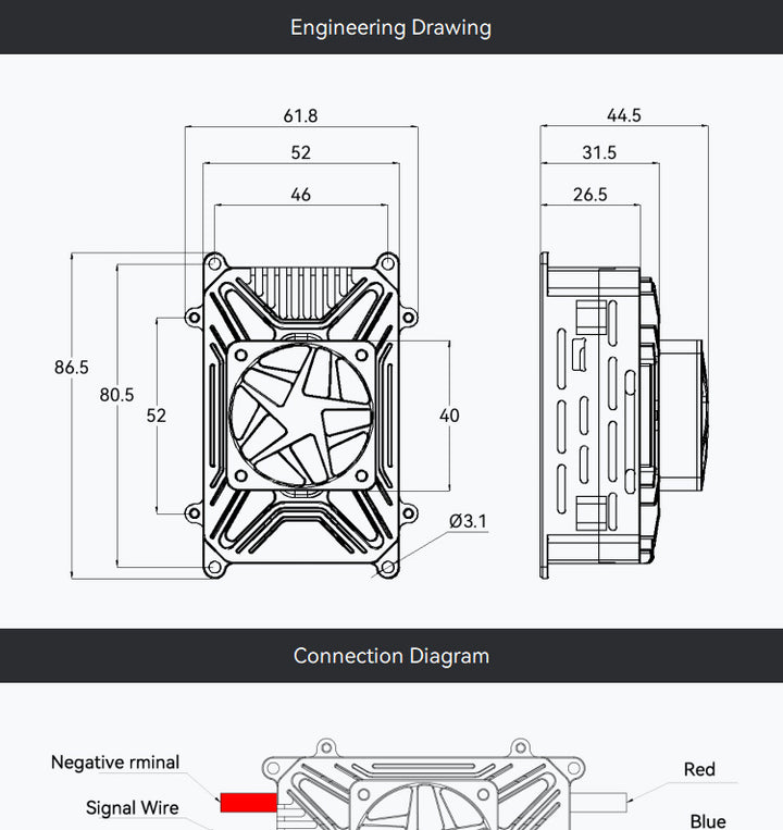 T-Motor/Hobby AM156A HIGH POWER Brushless ESC