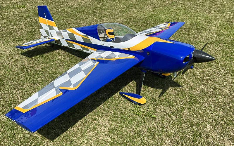 85" Slick 580 Left Wing w/control horns - Blue/Silver