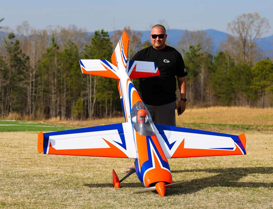EF - 88" Extra 260 - Orange/Blue