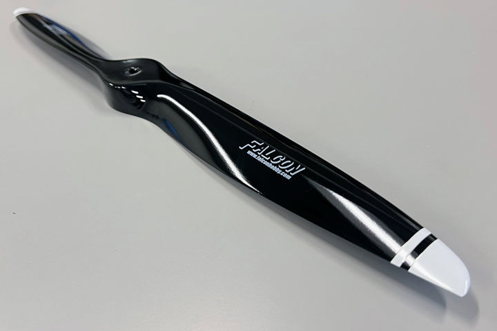 Falcon - Black/White - GAS - PREDRILLED
