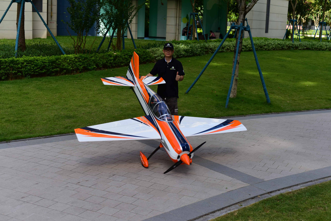 Skywing - 104" Yak 54 - White/Orange - B