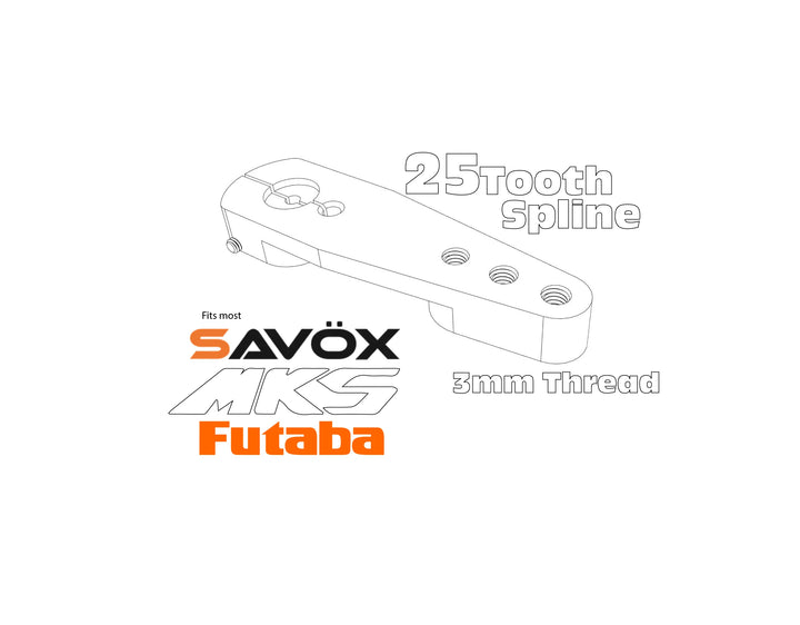 EF Servo Arm - 1.5" 25T M3
