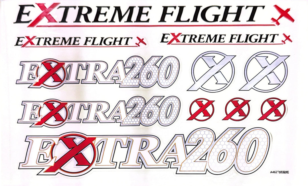 49” Extra 260 Decal Sheet