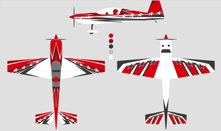 EF - 105" Extra 300 - Red/White