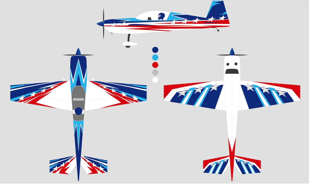 EF - 105" Extra 300 - Blue/White
