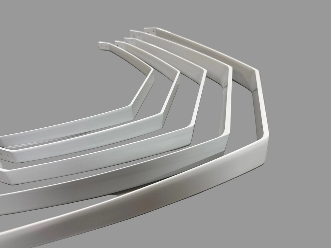 EF - Painted CF Landing Gear - WHITE - 114-125" Airframes