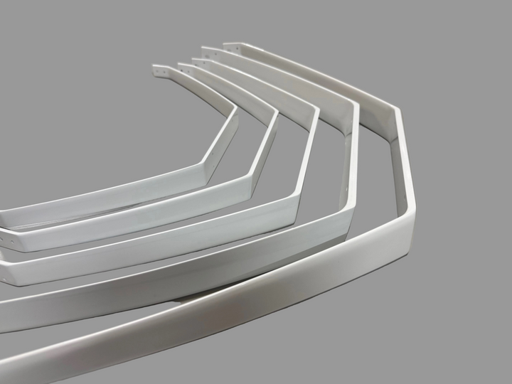 EF - Painted CF Landing Gear - WHITE - 114-125" Airframes