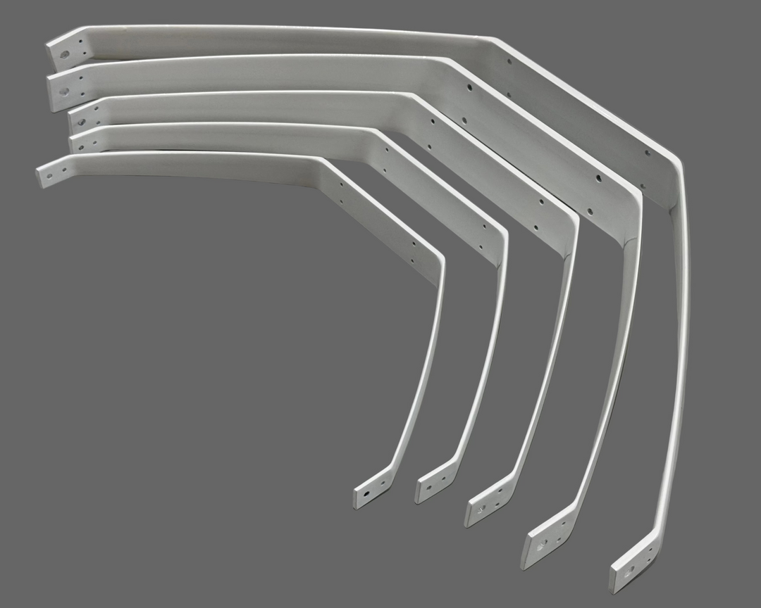 EF - Painted CF Landing Gear - WHITE - 114-125" Airframes