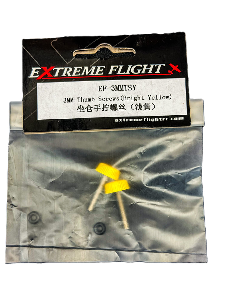 3mm Thumb Screws for Canopies and SFG's