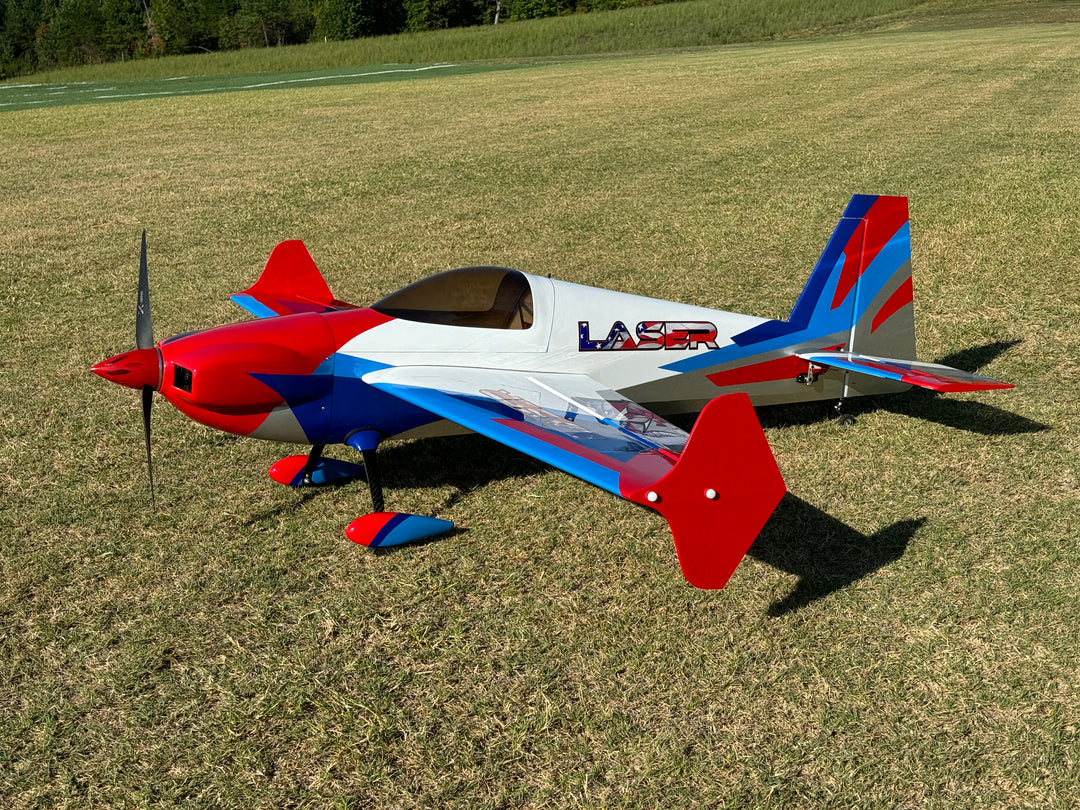 EF - 60" Laser-EXP V3 White/Red/Blue/Silver