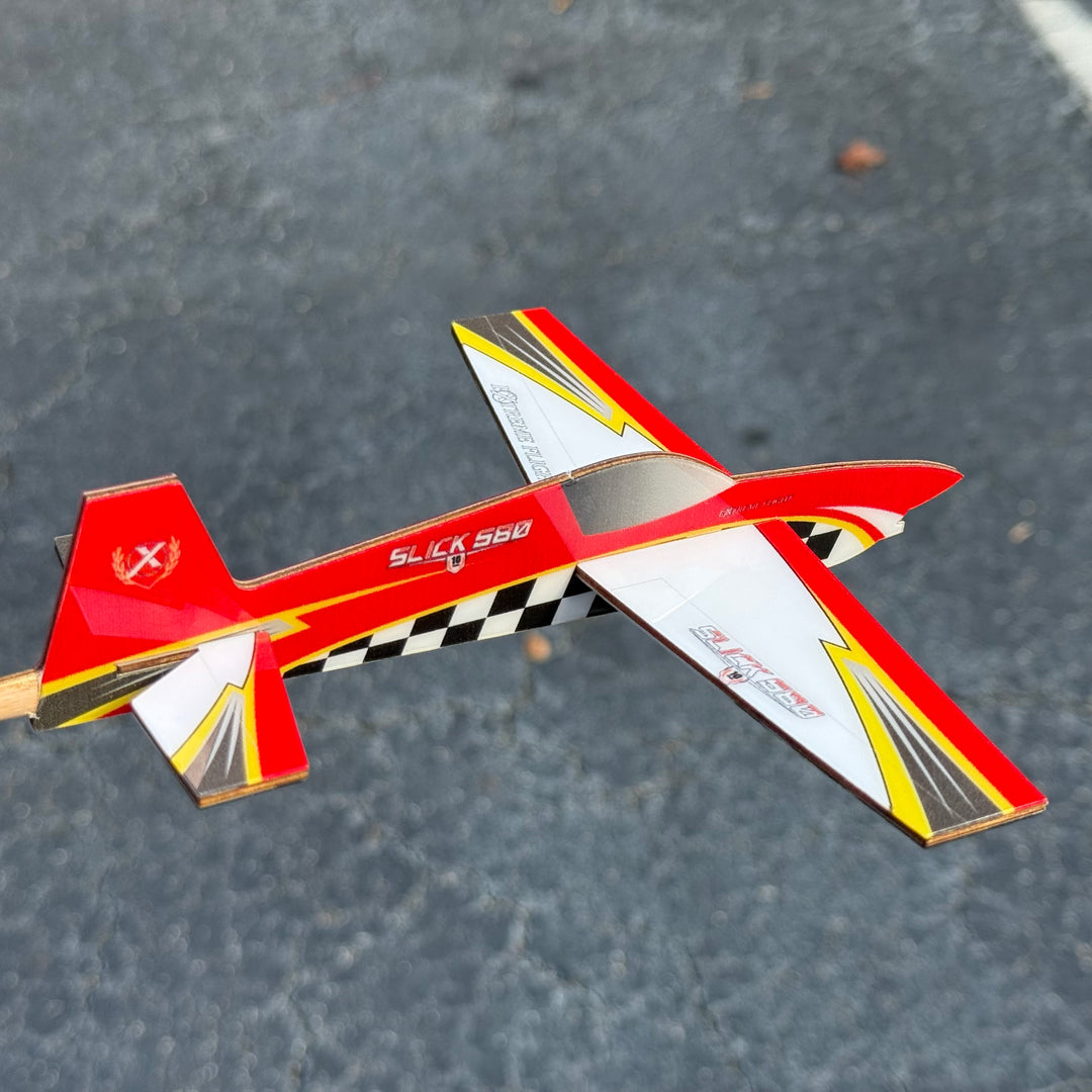 Extreme Flight Stick Plane - Slick V2 Red 10th Anniversary Scheme
