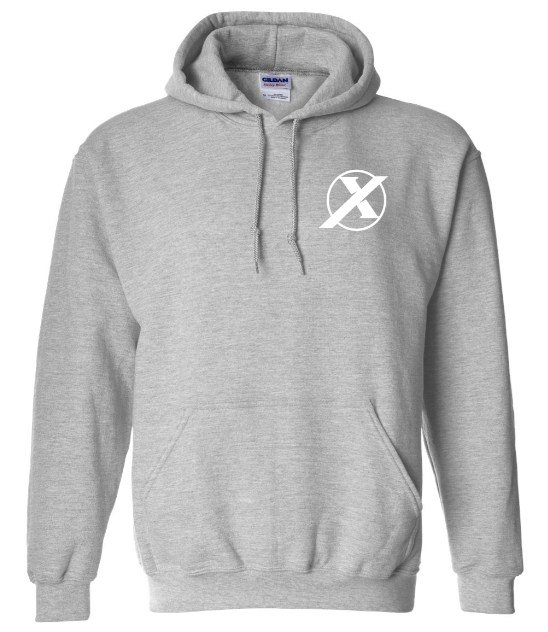 Extreme Flight Cotton Hoodie - Light Grey