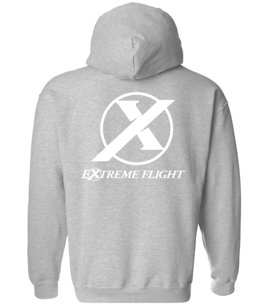 Extreme Flight Cotton Hoodie - Light Grey