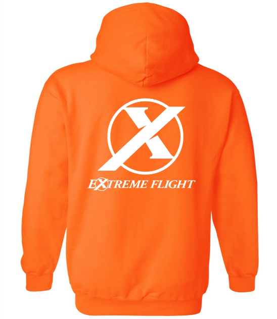 Extreme Flight Cotton Hoodie - Orange
