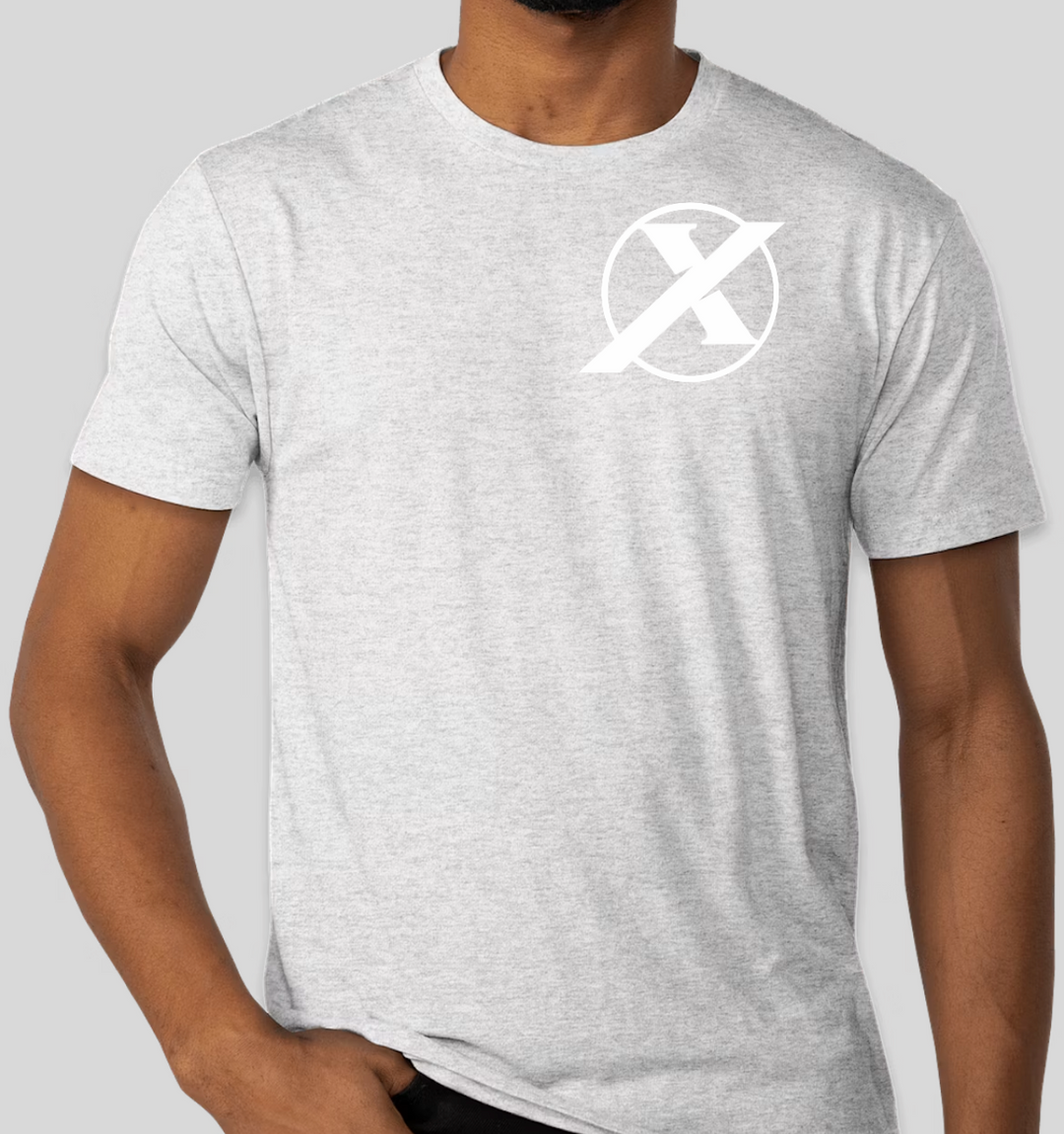 EF - Tri-Blend X-Shirt - Heather White
