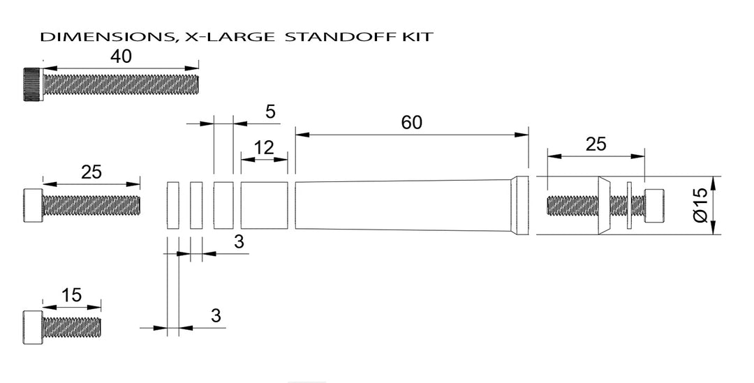 Blazing Star XLarge Standoff Set