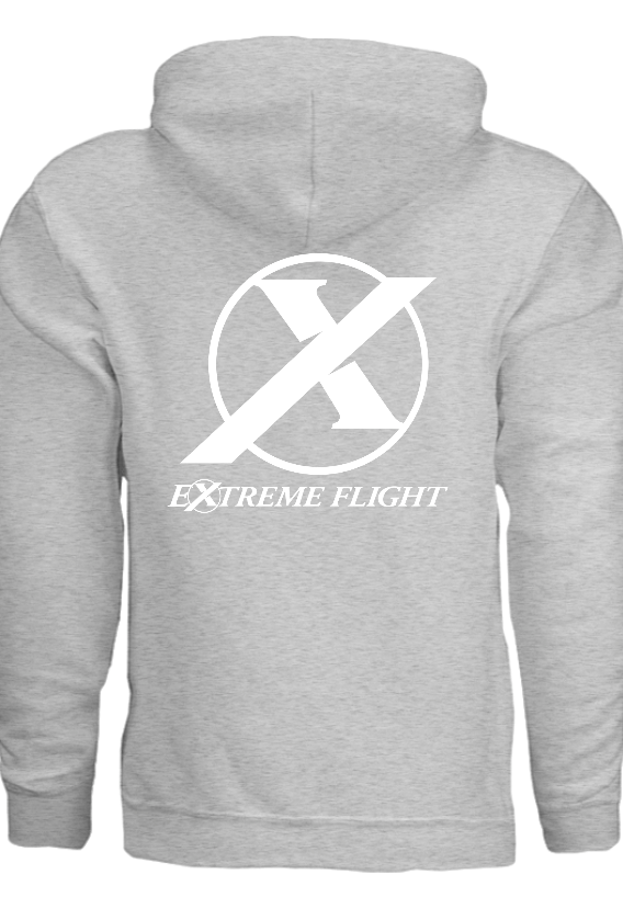 Extreme Flight Cotton Hoodie - Light Grey
