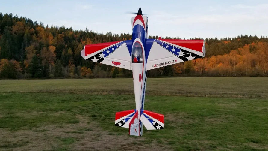 91" LASER-EXP Pilot's Left Wing Covering - Printed Red/White/Blue Scheme