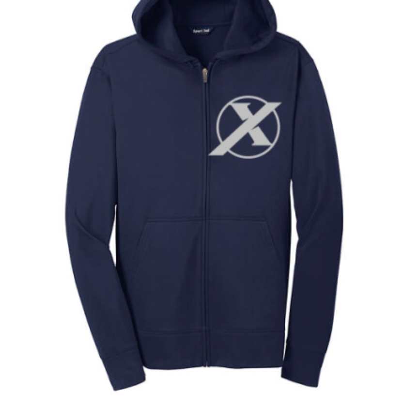 Extreme Flight DELUXE ZIP Hoodie - BLUE