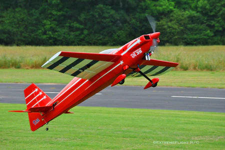 91" LASER-EXP Rudder - Traditional Red Scheme