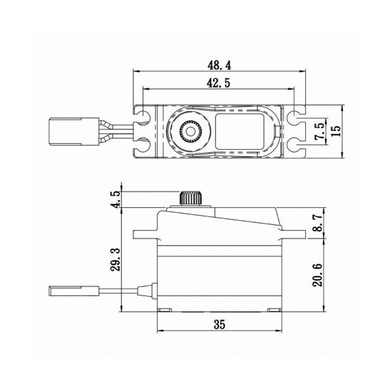 SAVOX- SV-1250MG Servo – Extreme Flight