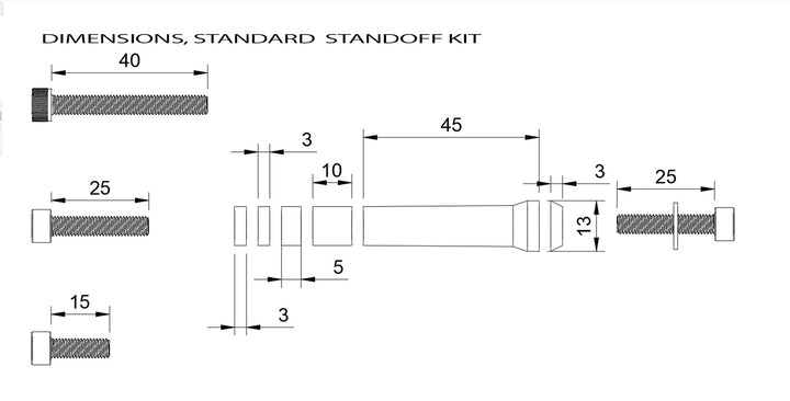 Blazing Star Standard Standoff Set