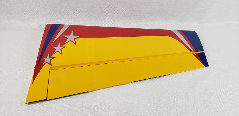 60" Extra 300-EXP V2 Pilot's Right Wing w/control horn- Yellow/Red