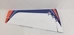 104" Extra 300 V2 Pilot's Left Wing- Blue/Orange