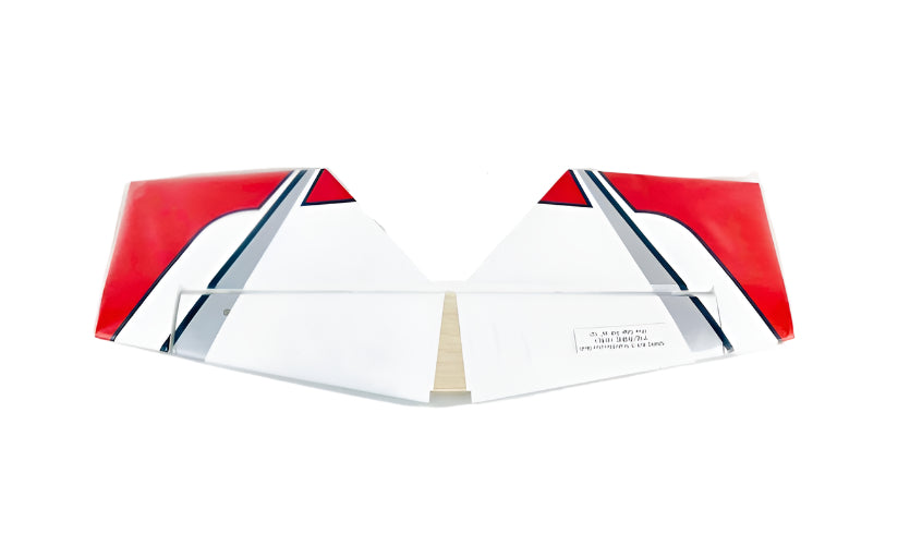 60" Edge 540T-EXP V2 Stab/Elevator Set w/ control horns- White/Red
