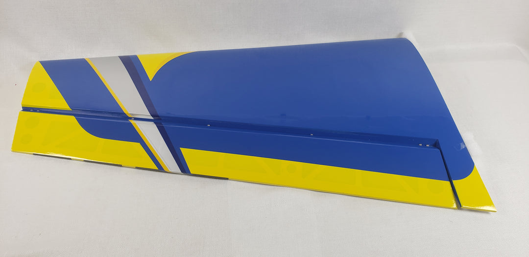 85" Edge 540T Pilot's Left Wing w/control horn- Blue/Yellow