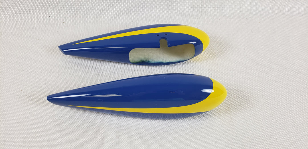 85" Edge 540T Wheel Pants- Blue/Yellow