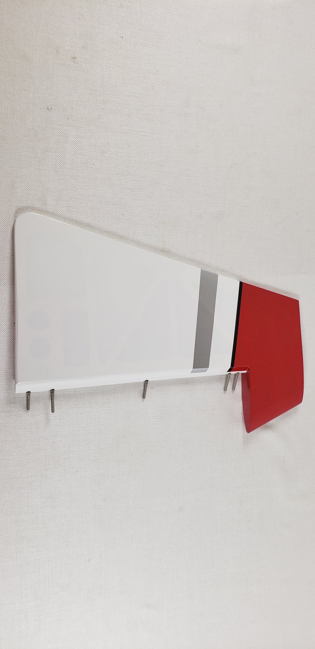 85" Edge 540T Rudder w/control horn- White/Red